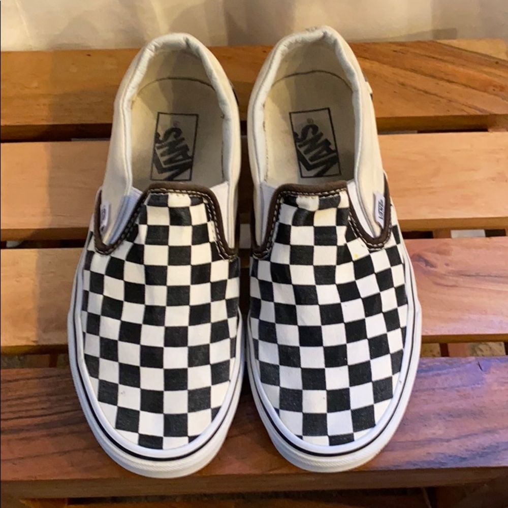 Original  checked  slip-on vans shoes